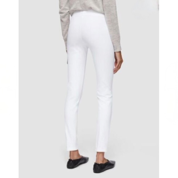 Joseph white stretch gabardine leggings mid-rise size US8 FR40 NWT - Picture 4 of 14